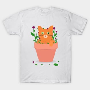 Springtime Cat T-Shirt